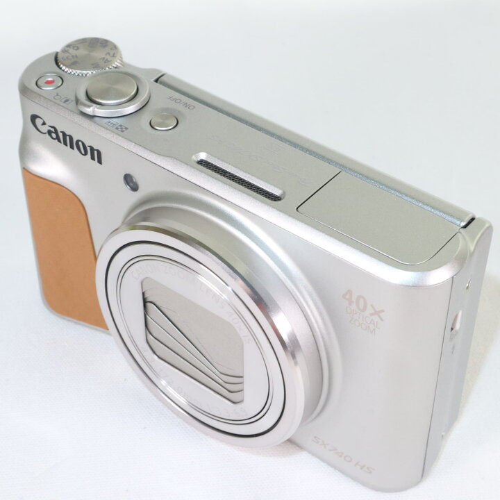 楽天市場】【中古】 新品級 CANON powershot SX740 HS シルバー 