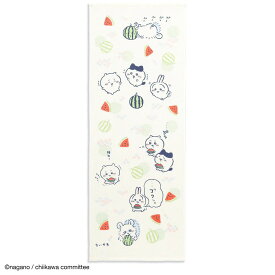 ちいかわ 手ぬぐいタオル 34×90 綿100 タオル フェイスタオル ロングタオル スポーツ 吸水 キャラクター かわいい おしゃれ ギフト