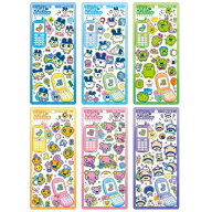 たまごっち 平成はっぴーフォンステッカーズ シール ステッカー キラキラ ぷっくり つやつや デコ キャラ…