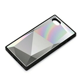 【時間限定クーポン配布中】iPhoneSE（第2世代）用 ガラスハイブリッドケース PG-20MGT12WH ダイヤ ホワイト