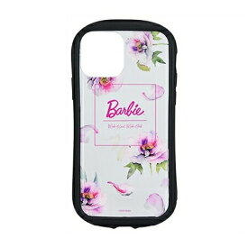 【時間限定クーポン配布中】送料無料 Barbie iPhone12 iPhone12Pro対応 ハイブリッドクリアケース BAR-11B ロゴ
