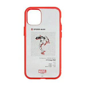 �}�[�x�� IIIIfit Clear iPhone12mini�Ή��P�[�X MV-162B �X�p�C�_�[�}�� �ϏՌ��P�[�X �N���A�P�[�X �����P�[�X �����₷�� �O���b�v ���E���h MARVEL