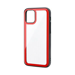 �������� iPhone12mini ���E���h�G�b�W�K���X�V�F���P�[�X�uSHELL GLASS Round�v LP-IS20SGRRD ���b�h
