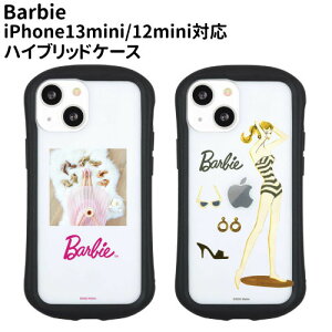 �������� Barbie iPhone13mini/12mini�Ή��n�C�u���b�h�N���A�P�[�X BAR-36 /�q�[��/�X�C��/