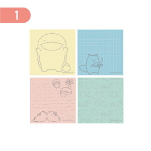 【時間限定クーポン配布中】なんでもいきもの えらべるふせん 2種