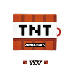 送料無料 Minecraft マインクラフト AirPodsPro(第2世代)/AirPodsPro 対応シリコンケース CMC-07 / クリーパー TNT マイクラ