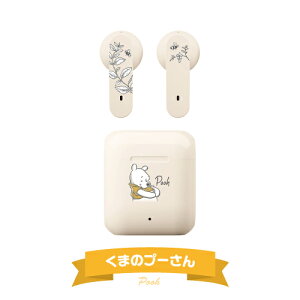 送料無料 ディズニー 完全ワイヤレス ステレオイヤホン インナーイヤータイプ PG-DBTE18 / ミニーマウス ディズニーマリー アリエル ラプンツェル くまのプーさん
