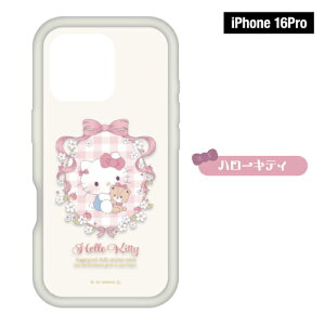 サンリオキャラクターズ iPhone16Pro&iPhone16対応 プランプフレームケース SANG-451-2 / ハローキティ クロミ シナモロール