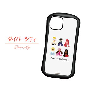 Barbie iPhone13mini/12mini�Ή��n�C�u���b�h�N���A�P�[�X BAR-27 / �{�[�_�[ �|�j�[�e�[�� �_�C�o�[�V�e�B