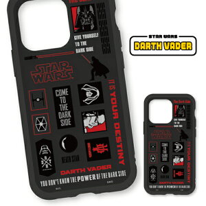 STAR WARS IIIIfit Clear iPhone13Pro�Ή� �ϏՌ��P�[�X STW-151 / LOGO DARTH VADER