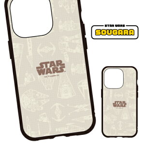 STAR WARS IIIIfit iPhone14Pro/13Pro�Ή��P�[�X STW-166 / LOGO SOUGARA DARTH VADER