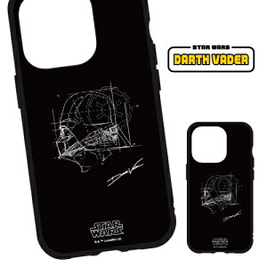 STAR WARS IIIIfit iPhone14Pro/13Pro�Ή��P�[�X STW-166 / LOGO SOUGARA DARTH VADER