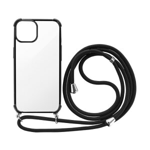 iPhone14/13�Ή� �V�����_�[�X�g���b�v���P�[�X�uSHOULTY�v LN-IM22NS1BK / �u���b�N