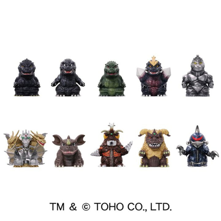 楽天市場】ゴジラ ソフビパペットマスコット3 / 全10種 : リンゾウ 