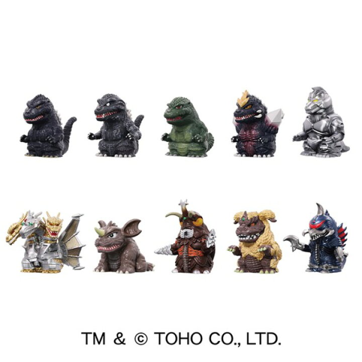 楽天市場】ゴジラ ソフビパペットマスコット3 / 全10種 : リンゾウ 