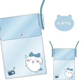 送料無料 ちいかわ IIIIpocket Clear スマートフォンポーチ CK-72 / ちいかわ ハチワレ うさぎ モモンガ