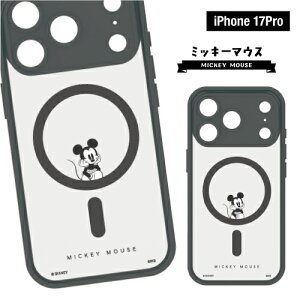 �������� �f�B�Y�j�[�L�����N�^�[ IIIIfit �v�����v�t���[�� iPhone17/17Pro MagSafe�Ή��P�[�X DNG-299-300 / �~�b�L�[�}�E�X �X�e�B�b�` ���܂̃v�[����