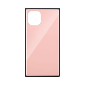 【時間限定クーポン配布中】iPhone11Pro 対応ガラスハイブリッドケース PG-19AGT03PK ピンク