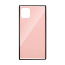 【時間限定クーポン配布中】iPhone11 対応ガラスハイブリッドケース PG-19BGT03PK ピンク