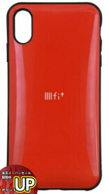 【マラソン中ポイントUP】送料無料 IIIIfi+ iPhoneXSMAX 対応 ケース IFT-31RD レッド