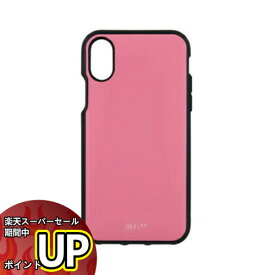 【スーパーセール中ポイントUP】送料無料 IIIIfi+(R)(イーフィット) iPhoneXS iPhoneX対応ケース IFT-05PK ピンク