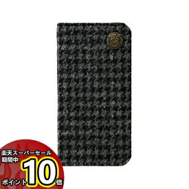 【マラソン中ポイントUP】送料無料 ハローキティ×ハリスツイード iPhone6Plus iPhone6sPlus対応 フリップケース SAN-507B 千鳥格子