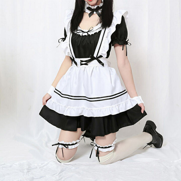 楽天市場 ハロウィン コスプレ メイド服 コスチューム レディース メイド 衣装 大人 セクシー ウェイトレス コス 女性 仮装 ワンピース 衣装 ゴスロリ 学園祭 なりきり 可愛い ハロウィン仮装 ハロウィン衣装 可愛い 忘年会 新年会 定番 オススメ 通販 人気 エロい服