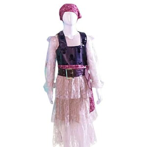 ハロウィン 衣装 子供 海賊 レースワンピース 女の子 パイレーツ コスプレ 衣装 ドレス ベスト ベルト セットアップ キッズ コスプレ コスチューム ハロウィーン 仮装 舞台 演出服 パーティ