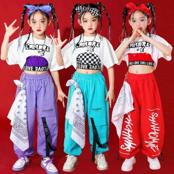 楽天市場】キッズダンス衣装 3点セット 子供ダンス ダンス衣装 上下 
