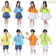 デニム 子供服 ダンス衣装 チュール キッズ かわいい 半袖 tシャツ チュールスカート デニムズボン 白 幼…