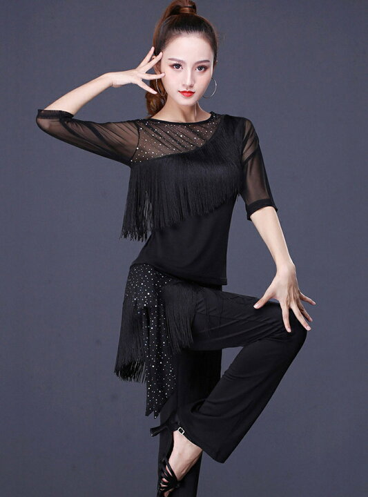 楽天市場】社交ダンス衣装 ラテン チャチャ セットアップ 大人  