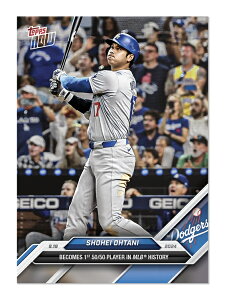 Jĕ@#722@僊[Oj㏉ 50HR-50ےBLO싅J[h@Shohei Ohtani 50/50 - 2024 MLB TOPPS NOWR Card 722