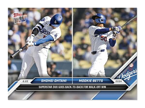 Jĕ@#742@Jĕ53exbc2ҘA{ۑłŃhW[XIȃTiI@Shohei Ohtani/Mookie Betts - 2024 MLB TOPPS NOWR Card 742
