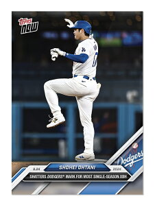 Jĕ@#750@G95{ڂ̒łŁAx[uEn[}𒴂A94NԂɃhW[XcL^XVIShohei Ohtani - 2024 MLB TOPPS NOWR Card 750