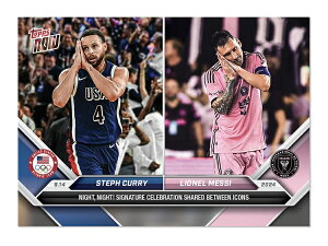 �X�e�t�B���E�J���[�����I�l���E���b�V�@#128���b�V�I�肪�J���[�I��̃S�[���p�t�H�[�}���X���I�����L�O����J�[�h�ILionel Messi/Steph Curry - 2024 MLS TOPPS NOWR Card 128