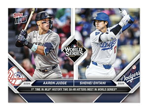 A[EWbW@Jĕ@#863@50{ۑŕI̍ؒ㌈LOJ[hIAaron Judge/Shohei Ohtani - 2024 MLB Topps NOWR Card 863