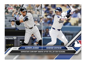 A[EWbW@Jĕ@#OS-JO@2024NV[Y[OMVPLO싅J[hIAaron Judge/Shohei Ohtani - 2024 MLB Topps NOWR Card OS-JO