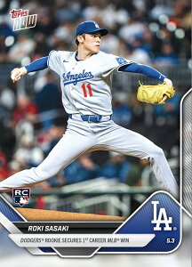 XؘN@#137@LOg[fBOJ[hBRoki Sasaki - 2025 MLB Topps NOWR - Card 137