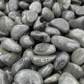 【楽天スーパーSALE】【SALE割引対象商品】天然　IDN黒玉砂利（天然黒砂利）　20kg袋　4サイズ(12mm～40mmまで）　良質の色合いで日本庭園や室内装飾にもおすすめ