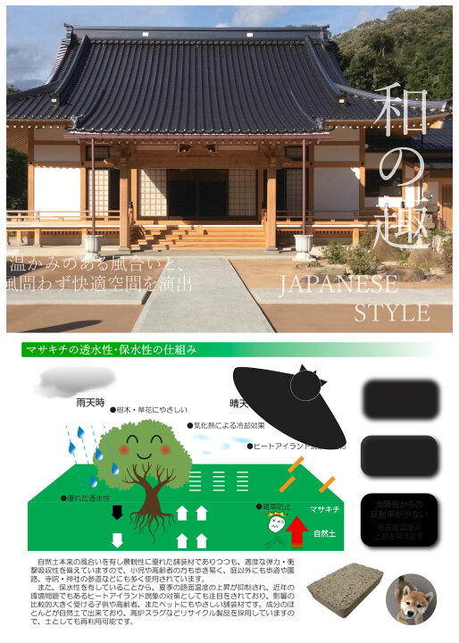 楽天市場】自然土景観透水材 マサキチ25kg袋 散水だけで仕上がる自然土 