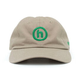 【公式 正規品】【size:FREE】Hidden NY LOGO DAD HAT KHAKI 正規品 【中古】 【新古品　未使用品】