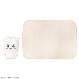 【楽天スーパーSALE】【SALE割引対象商品】ちいかわ マスコット巾着付きブランケット（ふわふわちいかわ）