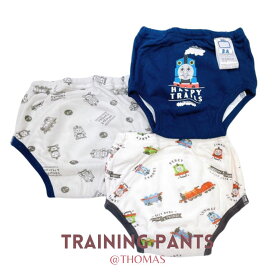 [きかんしゃトーマス ] きかんしゃトーマス 乳幼児用トレーニングパンツ 　トレパン トレパン 3層 トレーニングパンツ 3枚組 ベビー お名前タグ付き