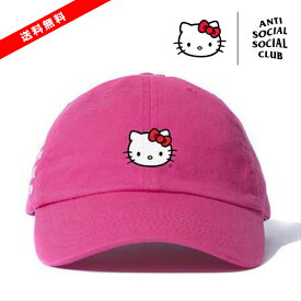 【公式 正規品】ASSC　Anti Social Social Club x Hello Kitty asscアンチソーシャルクラブ ハローキティ キティ コラボ CAP キャップサイズ FREE