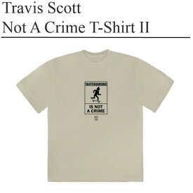 【公式 正規品】【size:M/L/XL】【Travis Scott】Travis Scott Not A Crime T-Shirt IIナイキ×トラビス・スコット　半袖T Tシャツ 正規品 【中古】 【新古品　未使用品】