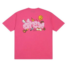 【公式 正規品】DREW HOUSE drew house doodle joy ss tee - hot pink　ドリューハウス ショートスリーブTシャツ 半袖カットソー 【XS】【S】【M】【L】 【XL】【XXL】【中古】【新古品　未使用品】【正規品】