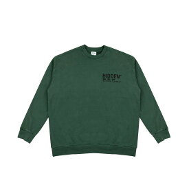 【公式 正規品】HIDDEN.NY Geisha Crewneck Sweatshirt - Green　【L】 フーディー　パーカー　正規品