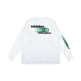 【公式 正規品】HIDDEN.NY Radar Bounce Long Sleeve Tee - White 長袖T Tシャツ 　正規品 【中古】 【新古品　未使用品】