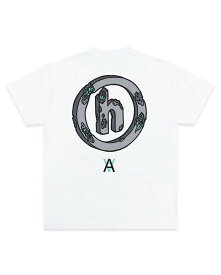 新入荷　【公式 正規品】Hidden NY / ヒドゥン ニューヨーク HIDDEN NY daniel arsham Eroded H Logo T　ロゴ Tシャツ 半袖 メンズ