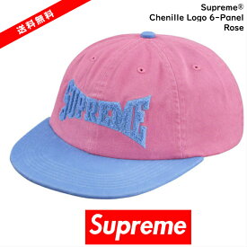 【国内正規品】Supreme(シュプリーム)Supreme - Chenille Logo 6-Panel Rose　シュプリーム シュプリーム ローズ　サイズ FREE